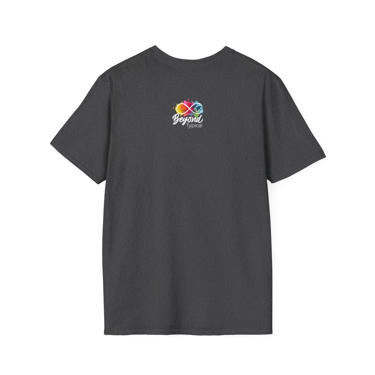 Autism Awareness T-Shirt — Colorful Periodic Table Design (Au Ti Sm)