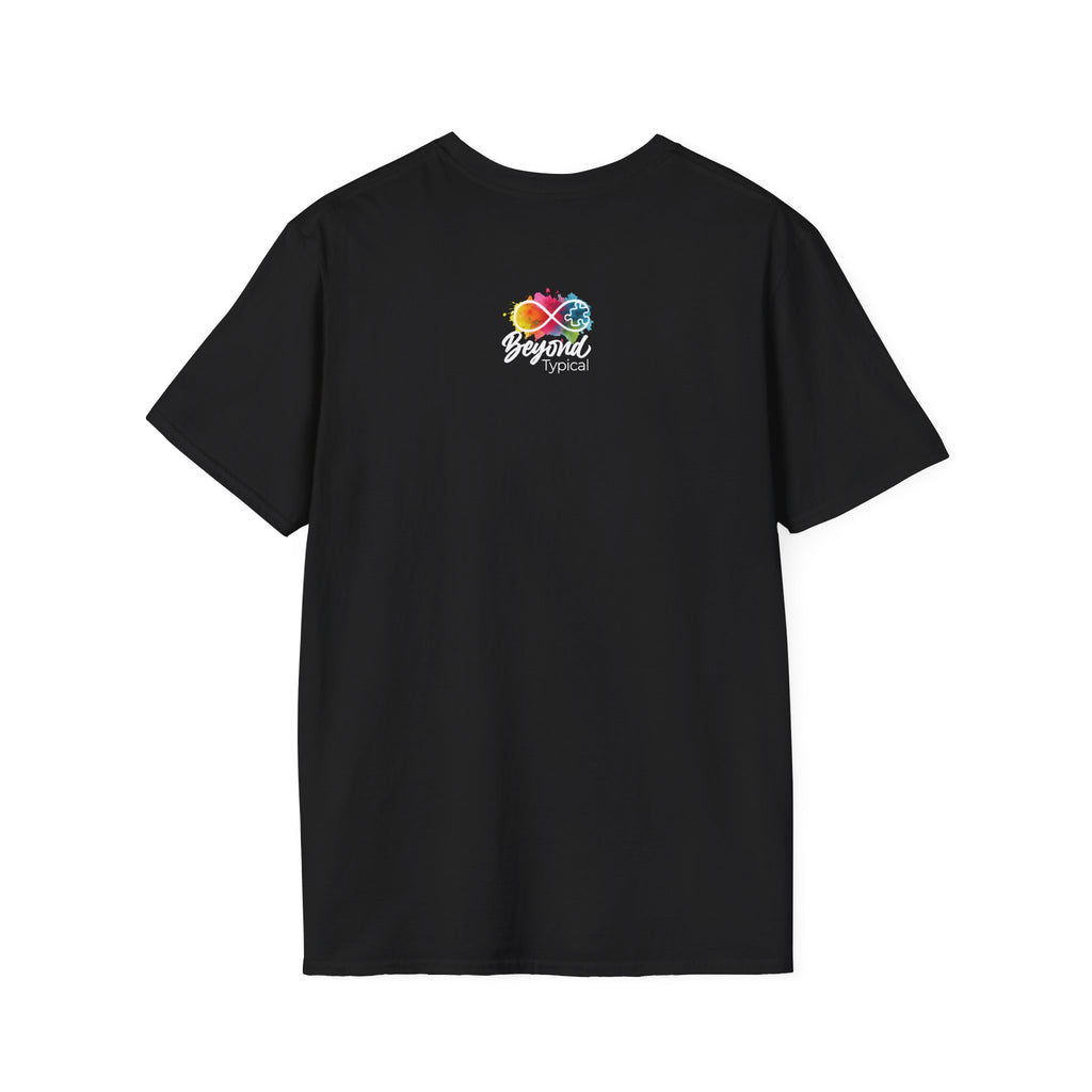 Autism Awareness T-Shirt — Colorful Periodic Table Design (Au Ti Sm)