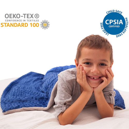 Kids Weighted Blanket with Cover – 5 lb, 36" x 48"