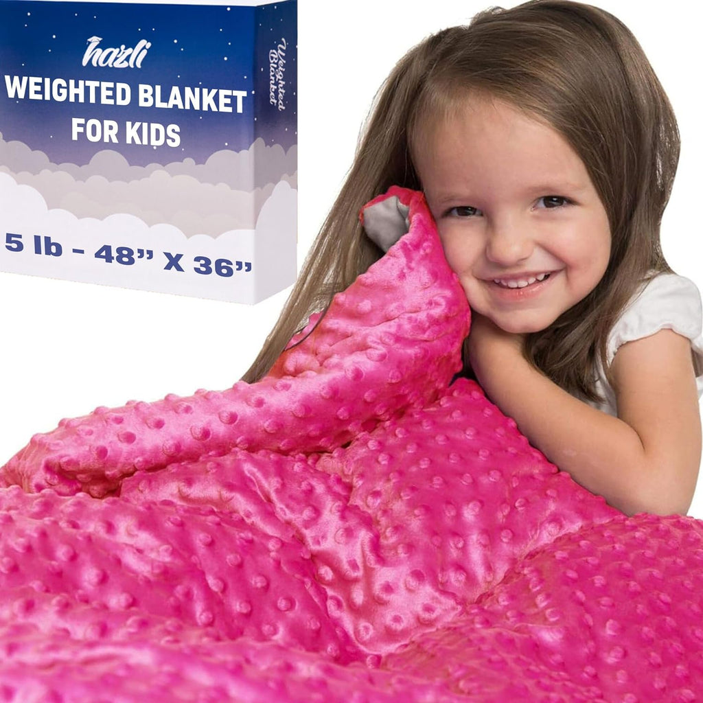 Kids Weighted Blanket with Cover – 5 lb, 36" x 48"