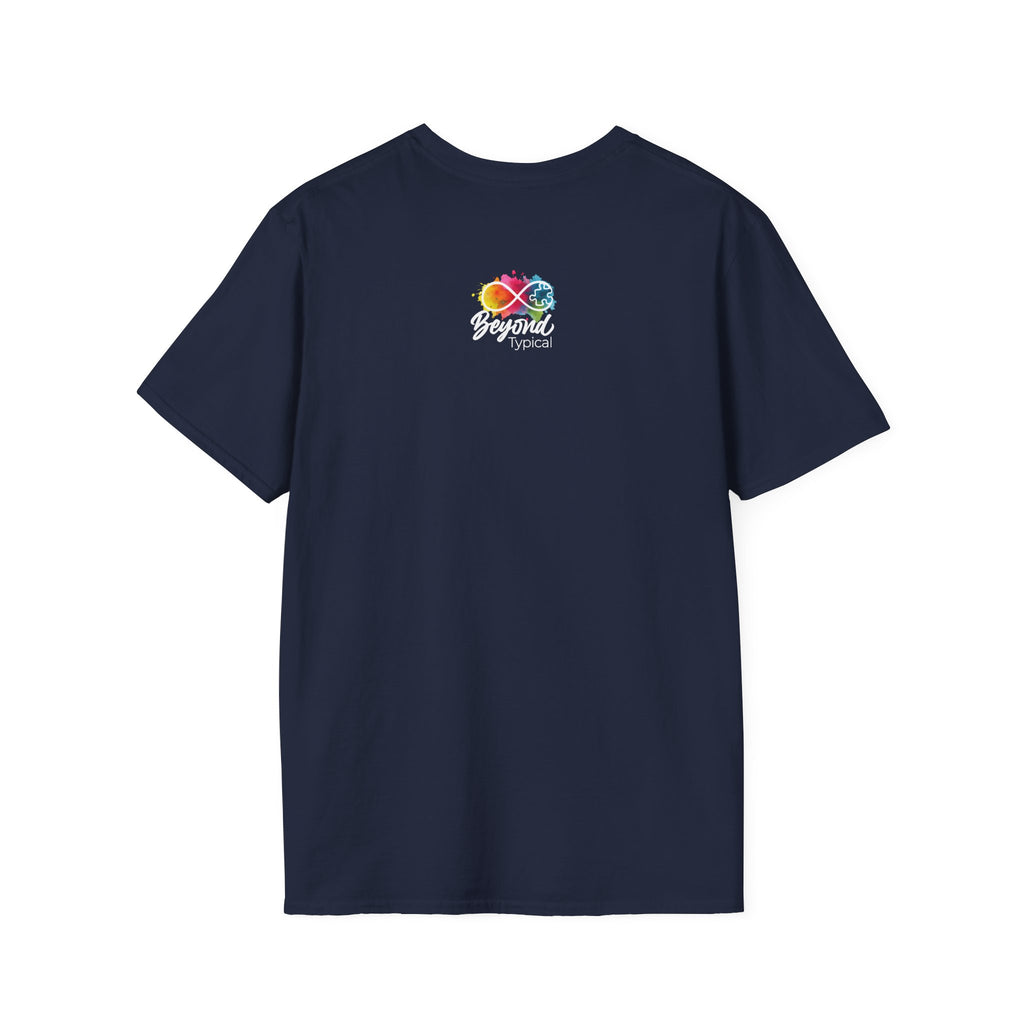 Autism Awareness T-Shirt — Colorful Periodic Table Design (Au Ti Sm)
