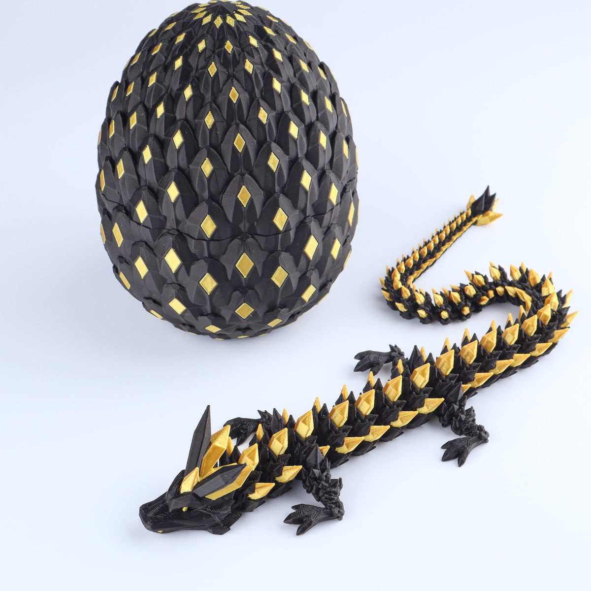 Crystal Dragon Fidget Toy – 3D Printed & Articulated
