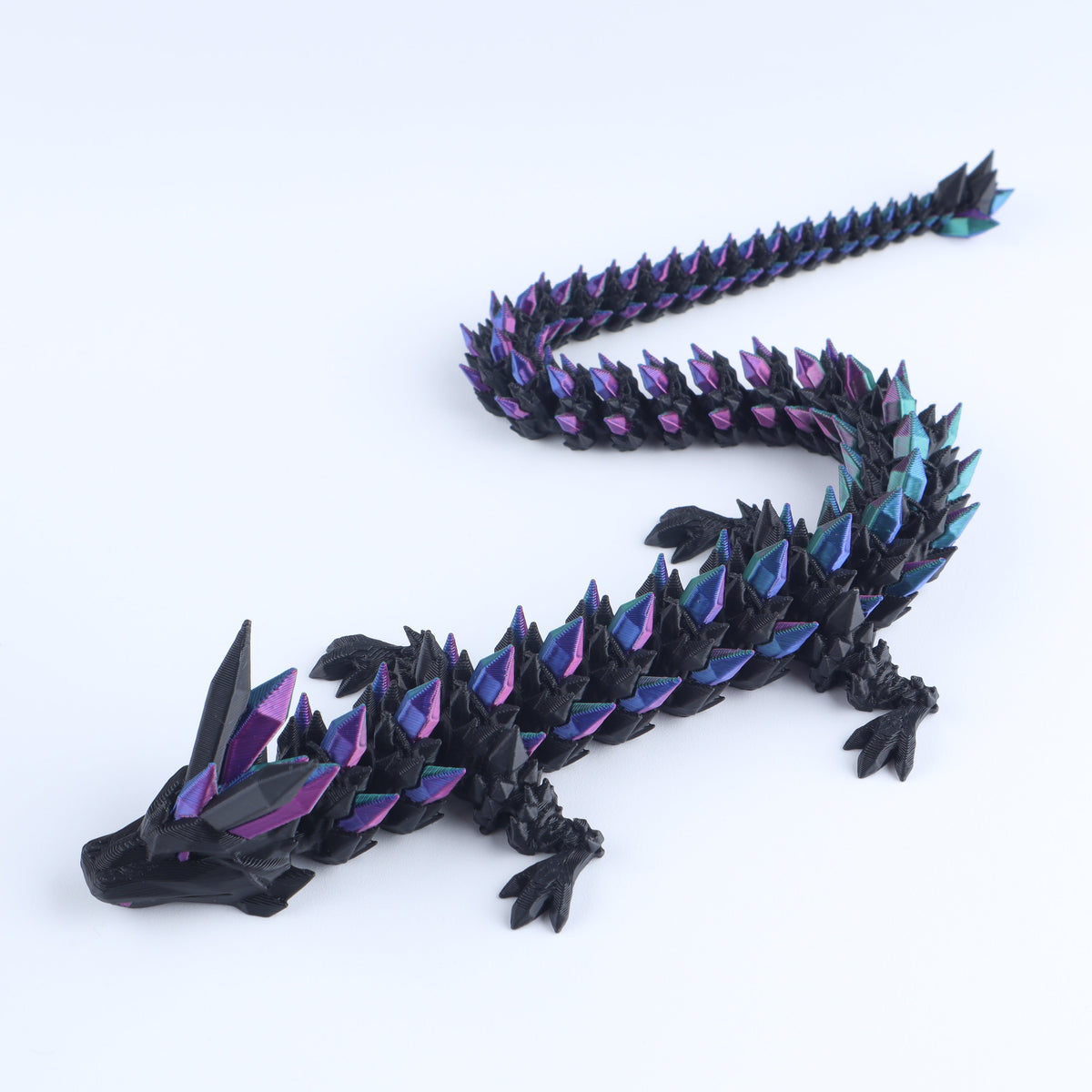 Crystal Dragon Fidget Toy – 3D Printed & Articulated