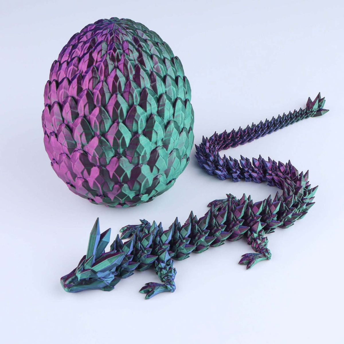 Crystal Dragon Fidget Toy – 3D Printed & Articulated