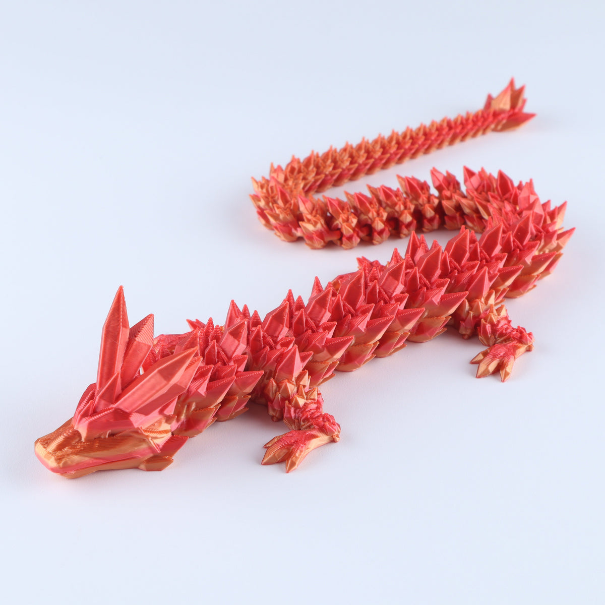 Crystal Dragon Fidget Toy – 3D Printed & Articulated