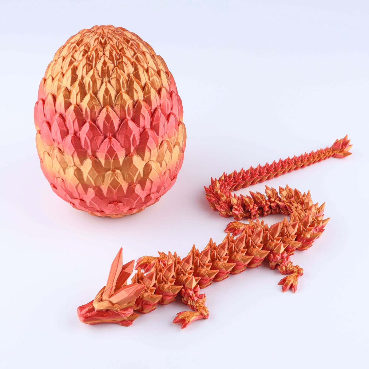 Crystal Dragon Fidget Toy – 3D Printed & Articulated