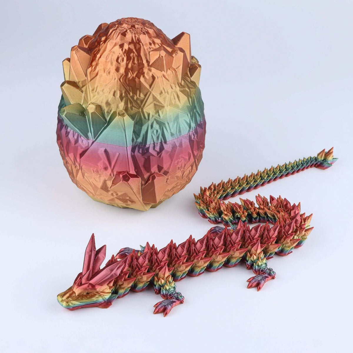 Crystal Dragon Fidget Toy – 3D Printed & Articulated