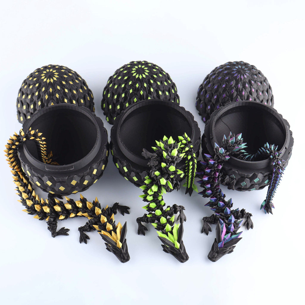 Crystal Dragon Fidget Toy – 3D Printed & Articulated