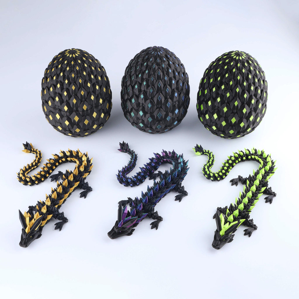 Crystal Dragon Fidget Toy – 3D Printed & Articulated