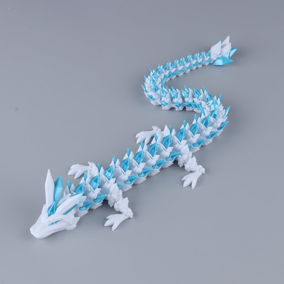 Crystal Dragon Fidget Toy – 3D Printed & Articulated