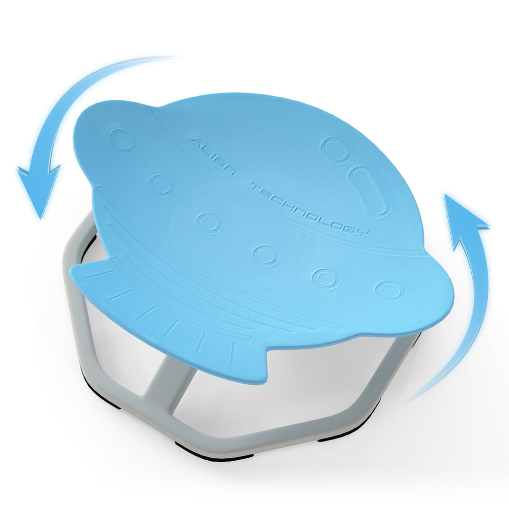 Kids Sensory Swivel Chair – 360° Spin, Metal Base