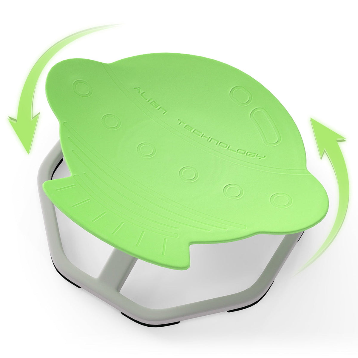 Kids Sensory Swivel Chair – 360° Spin, Metal Base
